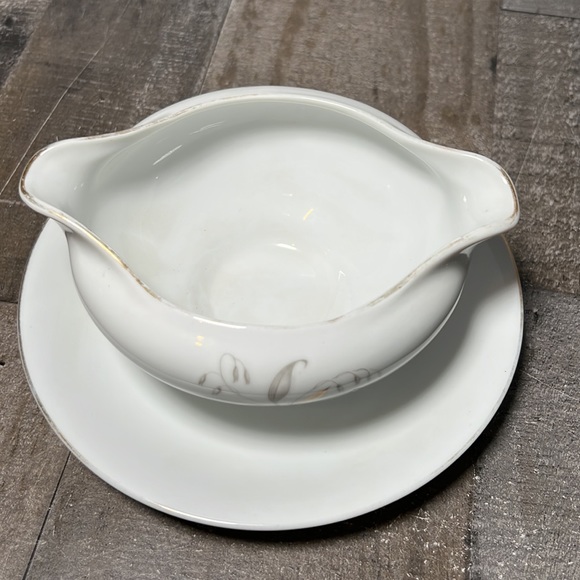 Vintage Kaysons Fine China (Japan) Golden Rhapsody 1961 Gravy Boat w/Plate - Picture 2 of 6